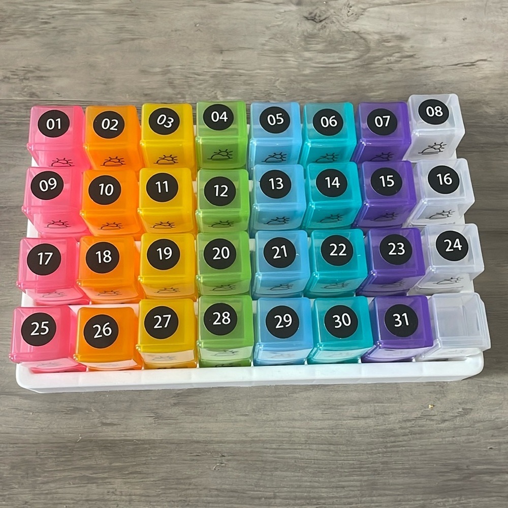 Monthly AM/PM Pill Case/Organizer